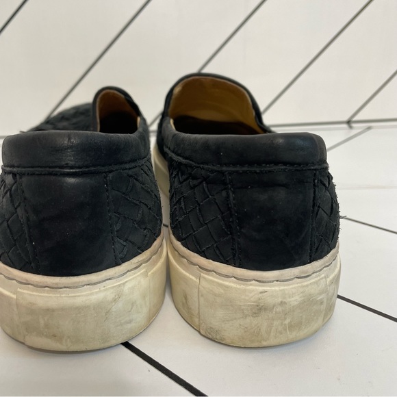 M. Gemi | Cerchio Woven Suede Slip on Sneaker Black Size 39 - Picture 8 of 15
